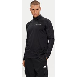 T-shirt męski czarny Adidas z długim rękawem  - zdjęcie produktu