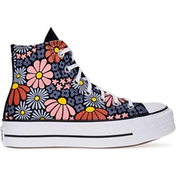 Trampki damskie Converse płaskie w nadruki sportowe  - zdjęcie produktu
