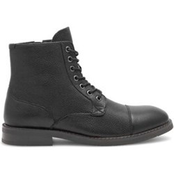Czarne buty zimowe męskie Gino Rossi wiązane casualowe  - zdjęcie produktu