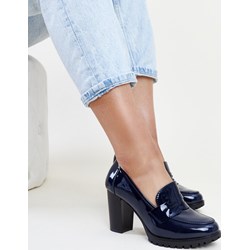 Czółenka Gemre z tworzywa sztucznego bez zapięcia na obcasie eleganckie  - zdjęcie produktu