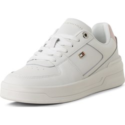 Buty sportowe damskie Tommy Hilfiger skórzane białe  - zdjęcie produktu