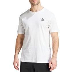 T-shirt męski biały Adidas z krótkim rękawem w sportowym stylu  - zdjęcie produktu