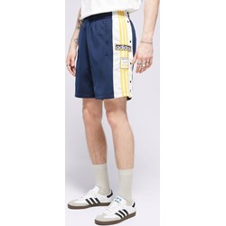 Spodenki męskie niebieskie Adidas z napisami  - zdjęcie produktu