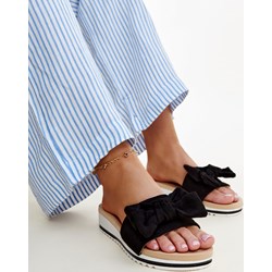 Klapki damskie Gemre casual bez zapięcia na koturnie  - zdjęcie produktu