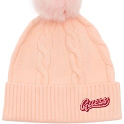 Różowa czapka zimowa damska Guess  - zdjęcie produktu