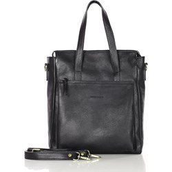 Shopper bag Mazzini matowa duża ze skóry  - zdjęcie produktu