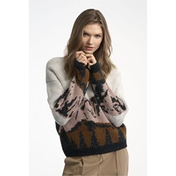 Ochnik sweter damski z okrągłym dekoltem  - zdjęcie produktu