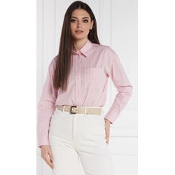 Koszula damska Ralph Lauren bawełniana różowa wiosenna elegancka  - zdjęcie produktu