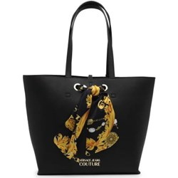 Shopper bag czarna Versace Jeans  - zdjęcie produktu