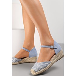 Espadryle damskie Renee płaskie tkaninowe casual z klamrą  - zdjęcie produktu