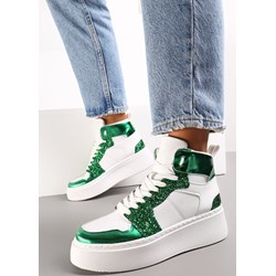 Buty sportowe damskie Renee sneakersy wiązane na platformie  - zdjęcie produktu