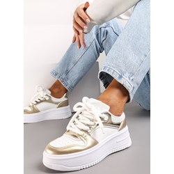 Buty sportowe damskie Renee sneakersy sznurowane na platformie  - zdjęcie produktu