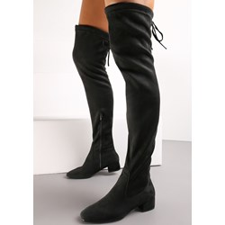 Kozaki damskie Renee na obcasie casualowe z zamkiem  - zdjęcie produktu