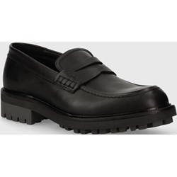 Mokasyny męskie Calvin Klein skórzane  - zdjęcie produktu