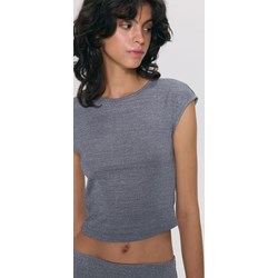 Bluzka damska Reserved z krótkim rękawem z okrągłym dekoltem  - zdjęcie produktu