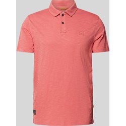 T-shirt męski Camel Active różowy z krótkim rękawem  - zdjęcie produktu