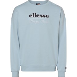 Bluza męska Ellesse sportowa niebieska z napisem  - zdjęcie produktu