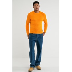BIG STAR sweter męski pomarańczowa casual  - zdjęcie produktu