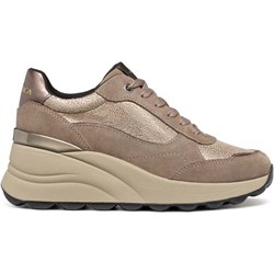 Buty sportowe damskie Geox sneakersy na płaskiej podeszwie  - zdjęcie produktu