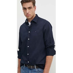 Koszula męska Tommy Hilfiger z klasycznym kołnierzykiem elegancka z długimi rękawami  - zdjęcie produktu