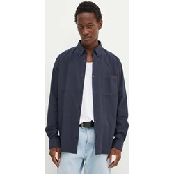 Koszula męska A.P.C. z bawełny z klasycznym kołnierzykiem z długim rękawem  - zdjęcie produktu