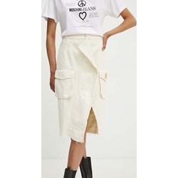 Spódnica beżowa Moschino Jeans midi na wiosnę  - zdjęcie produktu