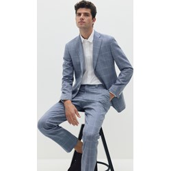 Reserved spodnie męskie w kratkę casualowe  - zdjęcie produktu