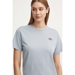 Bluzka damska The North Face z okrągłym dekoltem z krótkim rękawem bawełniana  - zdjęcie produktu