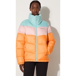 Kurtka damska Columbia pomarańczowy casual krótka  - zdjęcie produktu