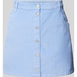 Spódnica niebieska Tommy Jeans mini  - zdjęcie produktu
