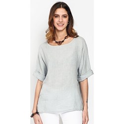 Bluzka damska Le Jardin Du Lin casual lniana  - zdjęcie produktu