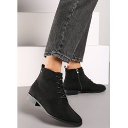 Renee botki płaskie sznurowane casualowe  - zdjęcie produktu