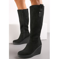 Kozaki damskie Renee na zamek eleganckie  - zdjęcie produktu