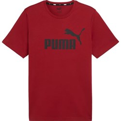 Puma t-shirt męski czerwony z krótkimi rękawami  - zdjęcie produktu