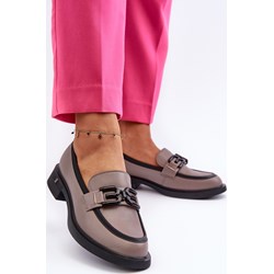 Mokasyny Vinceza skórzane bez zapięcia płaskie casual  - zdjęcie produktu