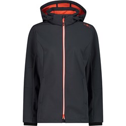 Kurtka damska CMP na jesień krótka z kapturem z poliestru  - zdjęcie produktu