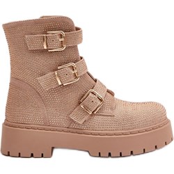 Botki casual z zamkiem  - zdjęcie produktu