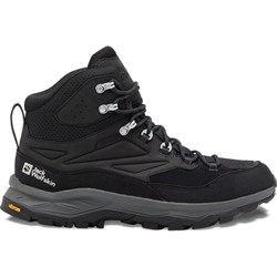 Czarne buty trekkingowe męskie Jack Wolfskin na zimę  - zdjęcie produktu