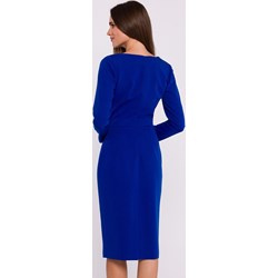 Sukienka Stylove prosta z długim rękawem elegancka midi  - zdjęcie produktu