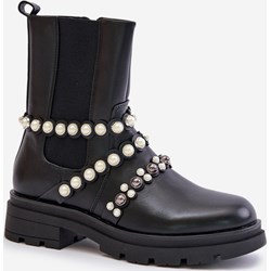 Botki Ph2 płaskie casual na zamek  - zdjęcie produktu