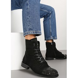 Botki Renee casual na płaskiej podeszwie  - zdjęcie produktu