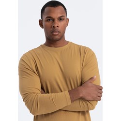 Ombre t-shirt męski z długim rękawem casual  - zdjęcie produktu
