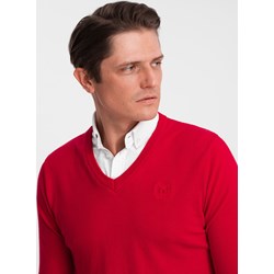 Sweter męski Ombre w serek casual  - zdjęcie produktu