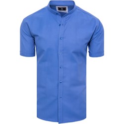 Koszula męska Dstreet z krótkimi rękawami casual ze stójką  - zdjęcie produktu