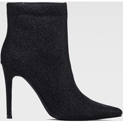 Botki Jenny Fairy czarne na szpilce eleganckie  - zdjęcie produktu