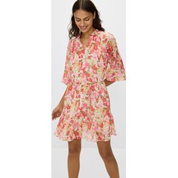 Sukienka Reserved wielokolorowa mini rozkloszowana z długim rękawem  - zdjęcie produktu