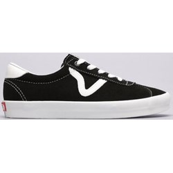 Trampki damskie Vans wiązane czarne sportowe  - zdjęcie produktu