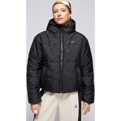 Kurtka damska czarna Nike w miejskim stylu z kapturem  - zdjęcie produktu