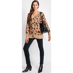 Sweter damski Molton z dekoltem w literę v casual  - zdjęcie produktu