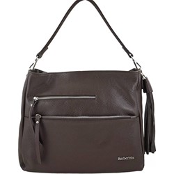 Listonoszka Barberini`s skórzana matowa na ramię elegancka  - zdjęcie produktu